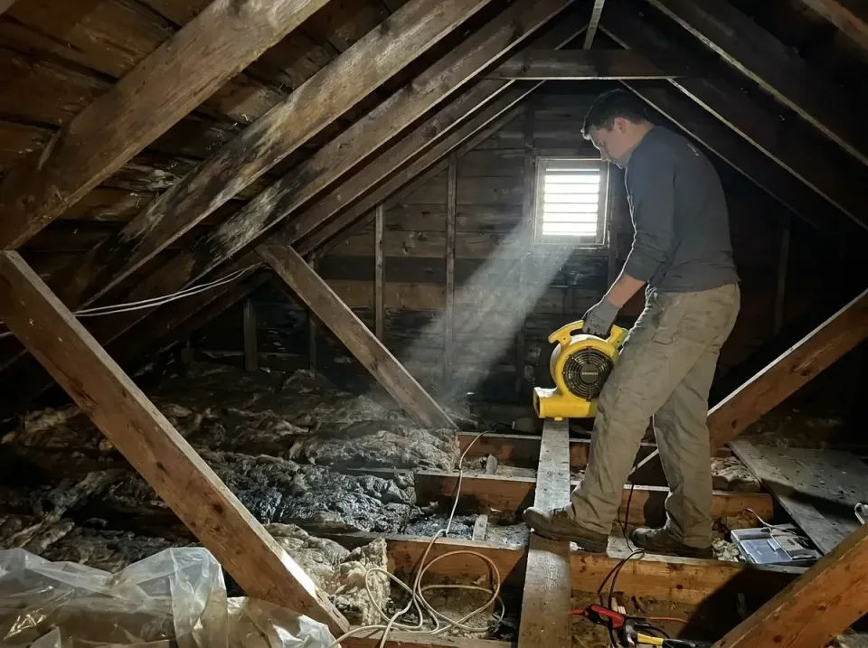 attic-water-damage-drying-proc-007 — frequently asked questions, Emergency Water Extraction & 24/7 Flood Response in Ashdown…